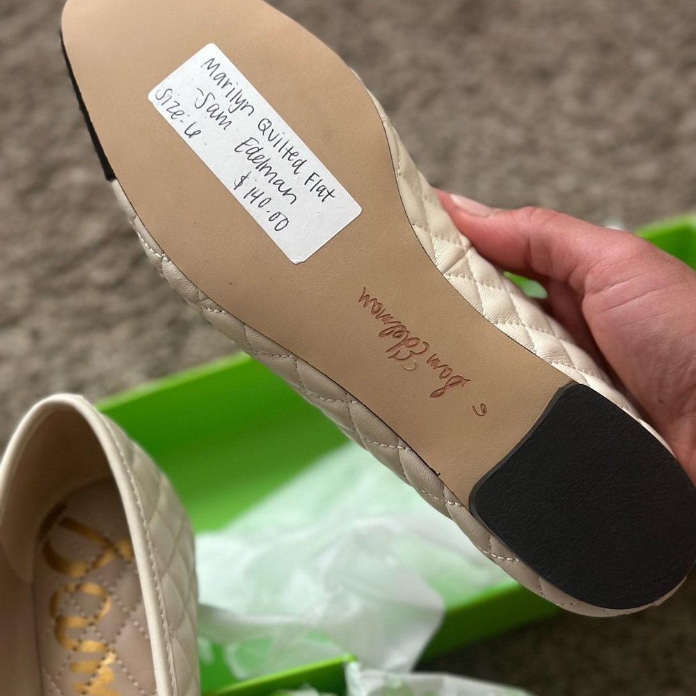 SAM EDELMAN
MARILYN QUILTED FLAT brand new size 6 - Picture 3 of 6